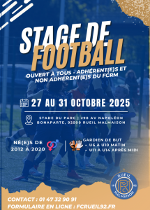 Flyer stage 2eme semaine